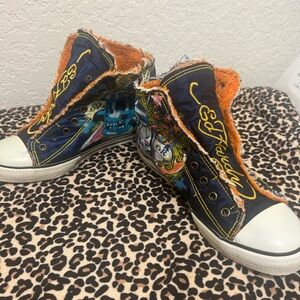 Ed Hardy Vintage high tops size 9 used